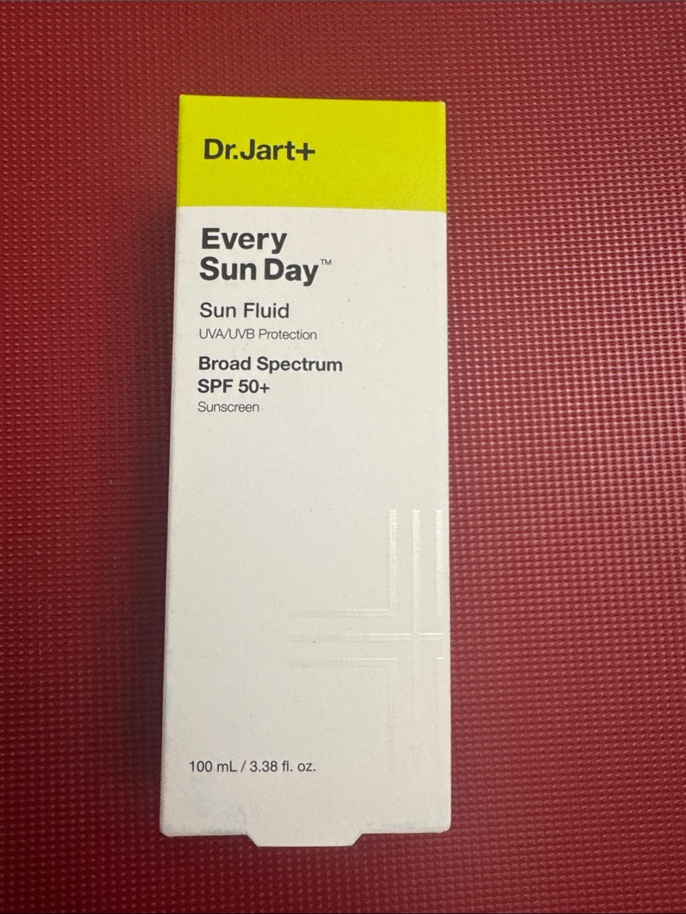 Dr. Jart+ Every Sun Day Sun Fluid SPF 50+ — White and Yellow